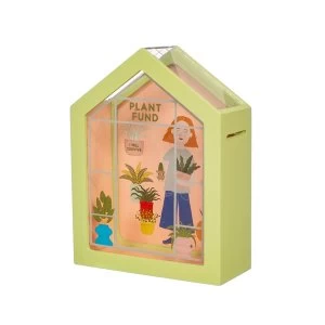 image of Sass & Belle Greenhouse Plant Fund Money Box