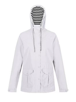 image of Regatta Bayarma Waterproof Shell Jacket - , White, Size 12, Women