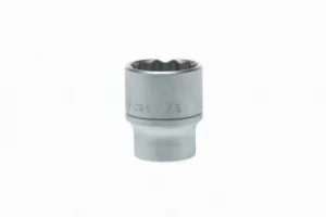 Image of Teng Tools M120134-C 1/2" Drive Regular 12pt AF 1-1/16" Socket Chrome Vanadium