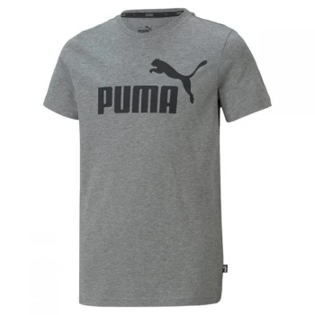 Puma No1 Logo T Shirt - Med Grey