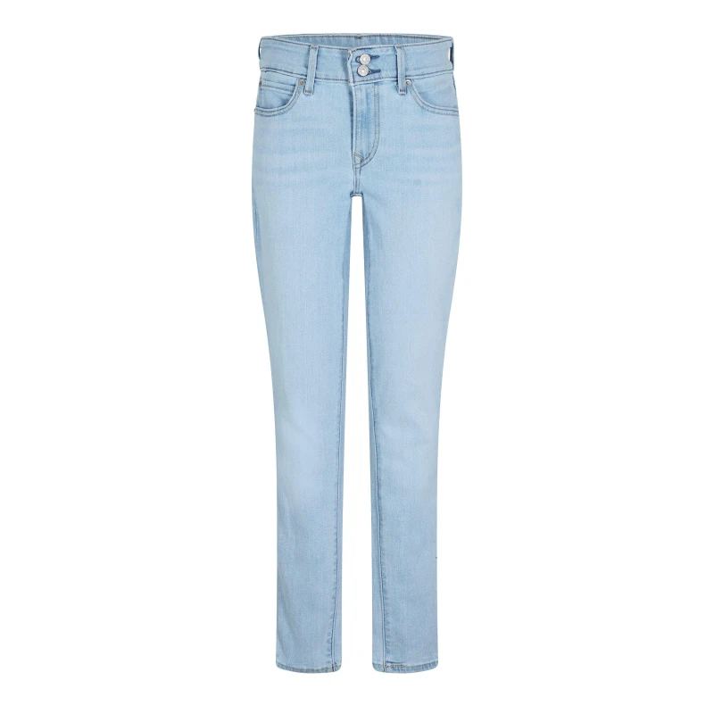 Image of Levis Womens Double Button Skinny Jeans Soho Azure Mood female 25 L28