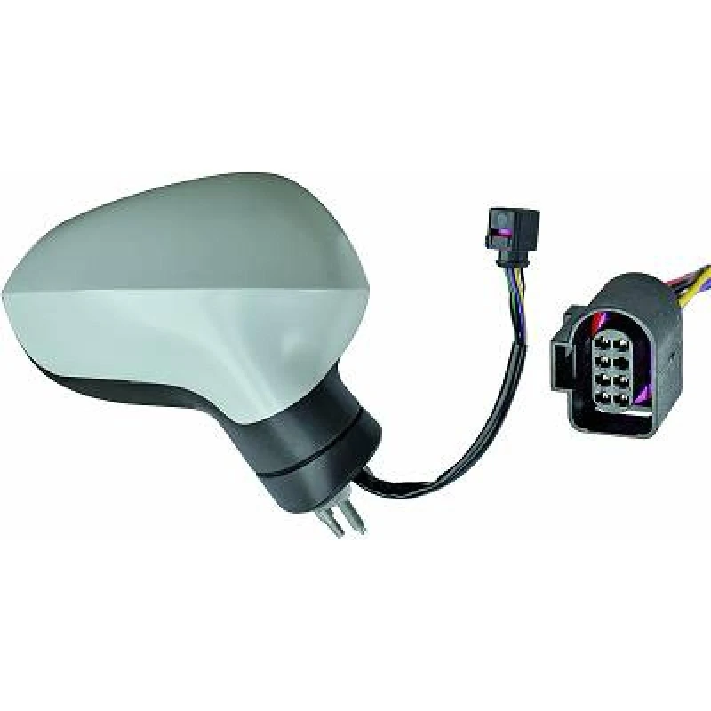 Image of DIEDERICHS 7432525 Wing mirror Left, Complete Mirror, primed Outside Mirror (50)