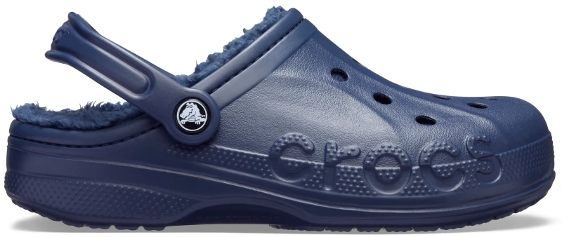 Image of Crocs Unisex Baya Lined Clogs Navy / Navy W7/M6