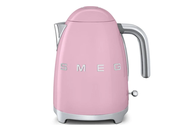 Image of Smeg Eejb167 50S Retro Style Kettle And 4-Slice Toaster - Pastel Pink Pink WG3OI Unisex