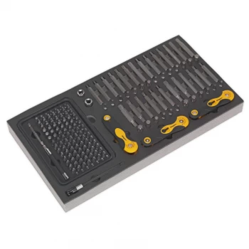 image of Tool Tray with Specialised Bits & Folding Hex Keys 192PC