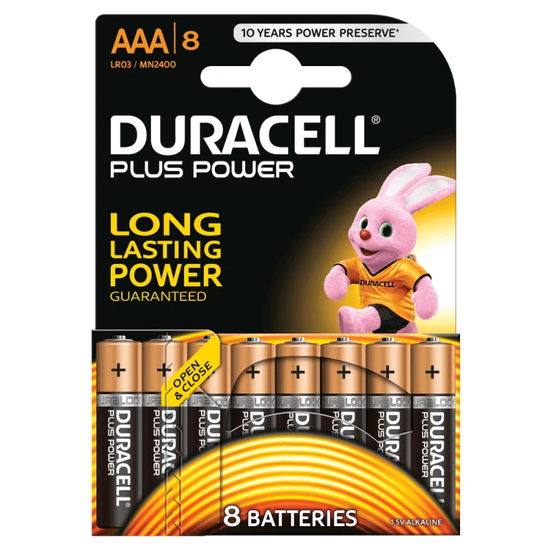 Image of Duracell MN2400B8 household battery Single-use battery AAA Alkaline