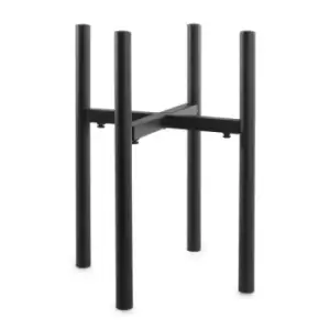Image of Metal Adjustable Plant Stand M&W - Black