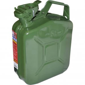 image of Faithfull Metal Jerry Can 5l Green