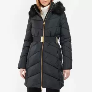 Image of Barbour International East Moor Quilted Shell Coat - UK 10