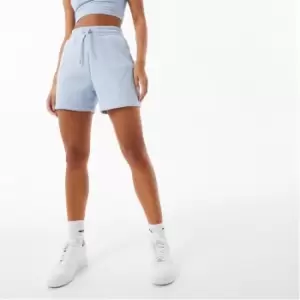 Image of Slazenger ft. Wolfie Cindy Logo Fleece Shorts - Blue
