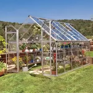 Image of Palram - Canopia Octave Apex Greenhouse Silver