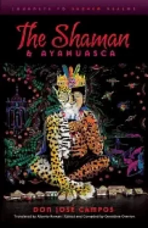 Image of shaman and ayahuasca journeys to sacred realms