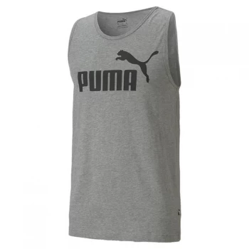 image of Puma Essential Sleeveless T Shirt Mens - Grey