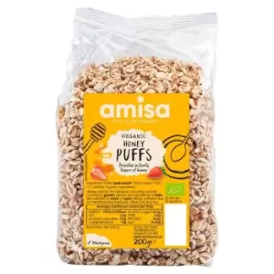 image of Amisa Organic Spelt Honey Puffs, 200g