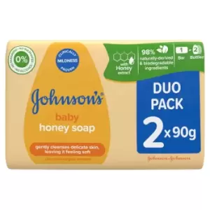 image of Johnson's Baby Honey Soap 2 x 90 g