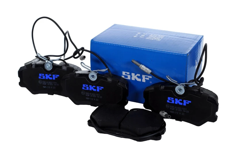 Image of SKF VKBP 81033 E Brake pad set incl. wear warning contact Brake Pad Set,disc brake (402)