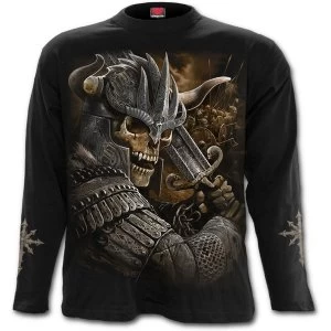 Image of Viking Warrior Mens XX-Large Long Sleeve T-Shirt - Black