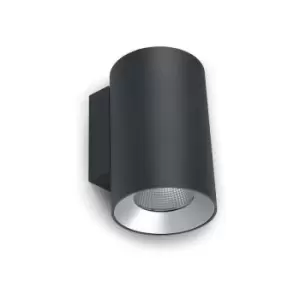 Image of Leds-C4 Cosmos - LED Outdoor Large Wall Light Urban Grey IP55