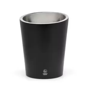 image of Champagne Cooler Double Walled in Black Matt Finish