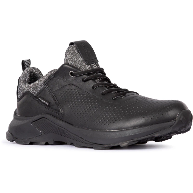 Image of DLX Mens Trespass Cole Waterproof Trekking Shoes Black male 9 (43)