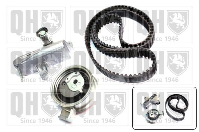 Image of QUINTON HAZELL Timing belt kit QUINTON HAZELL QBK812