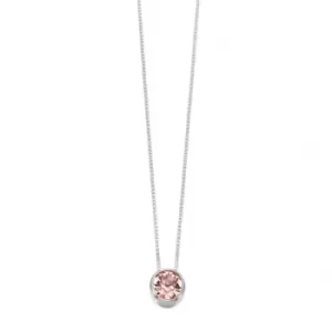 Image of Beginnings Sterling Silver Swarovski Round Slider Vintage Rose Pendant P4175P