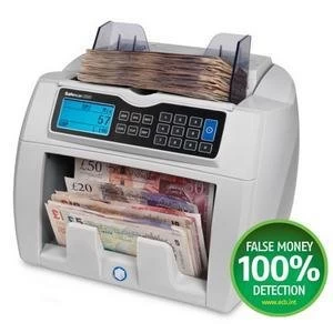 Image of Original Safescan 2685 Banknote Counter with Counterfeit Detection Checks and Counts Mixed GBP EURO