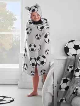 image of 'Football Fleece' Hooded Blanket