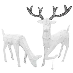 Image of Monster Shop Large Light Up Stag & Doe Reindeer Set