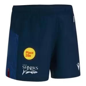 image of Macron Sale Sharks Rugby Short - Blue