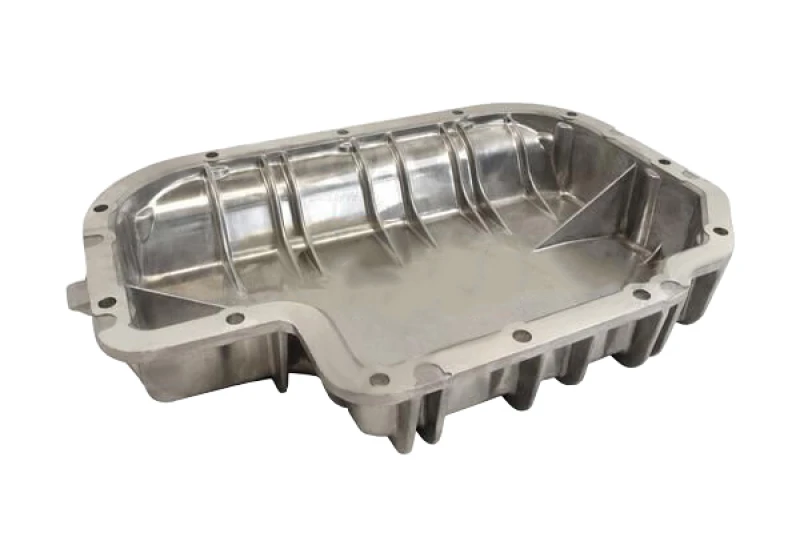 Image of VAICO V30-1674 Oil Sump Aluminium, with oil drain plug Oil Pan (592)