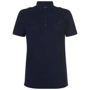 image of Firetrap Pocket Polo Mens - Navy