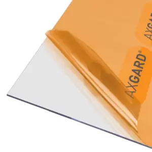 Image of Axgard Clear 2mm UV Protected Polycarbonate Roofing Sheet - 1000 x 2000mm