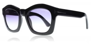 image of Tom Ford Greta Sunglasses Black 01Z 50mm