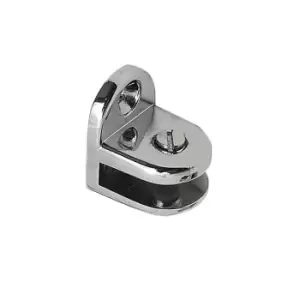 Image of GTV Chrome Shelf Bracket Glass Shelf Support 5mm Max Thickness Shelves, Pack of