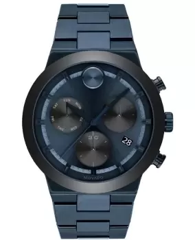 image of Movado Bold Fusion Blue Dial Blue Steel Mens Watch 3600729 3600729