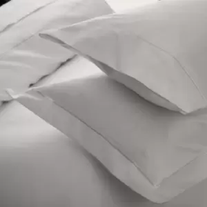 Image of Belledorm 1000TC Egyptian Cotton Square Oxford Pillowcase (65 x 65cm) (Platinum) - Platinum
