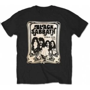 Image of Black Sabbath World Tour 78 Cream T Shirt: XXL