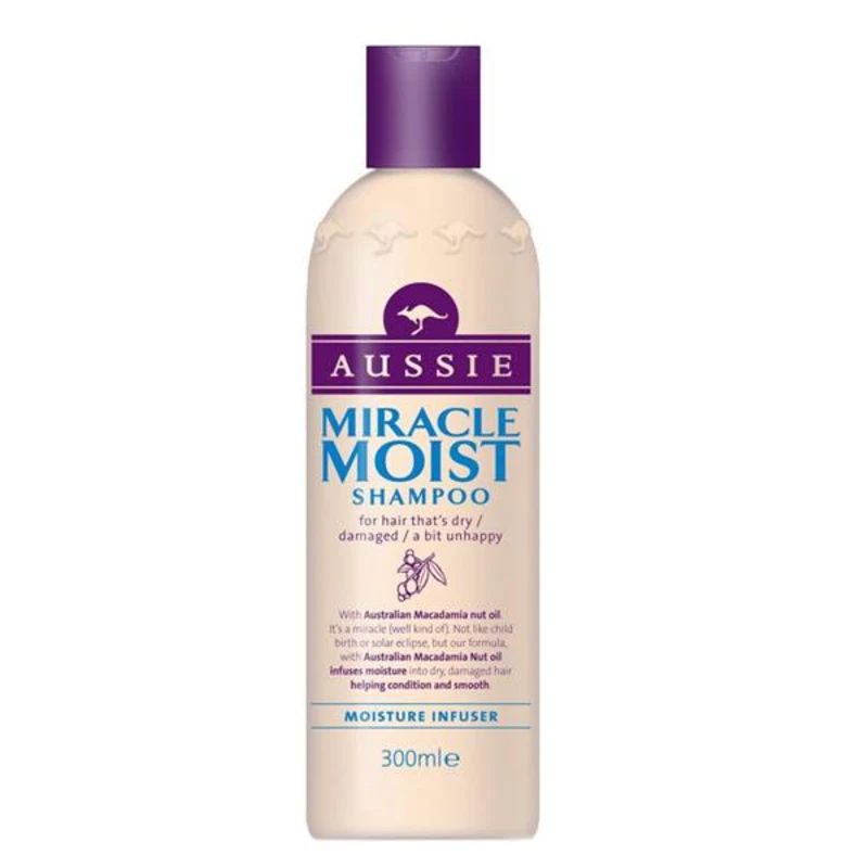 Image of Aussie Miracle Moist Shampoo 300ml