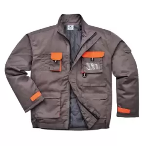 Image of Portwest Mens Texo Contrast Padded Jacket Grey 3XL
