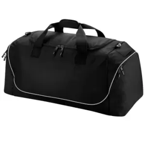 Image of Quadra Teamwear Jumbo Kit Duffle Bag - 110 Litres (One Size) (Black/Light Grey)