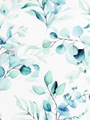 Arthouse Delicate Leaves Green Wallpaper