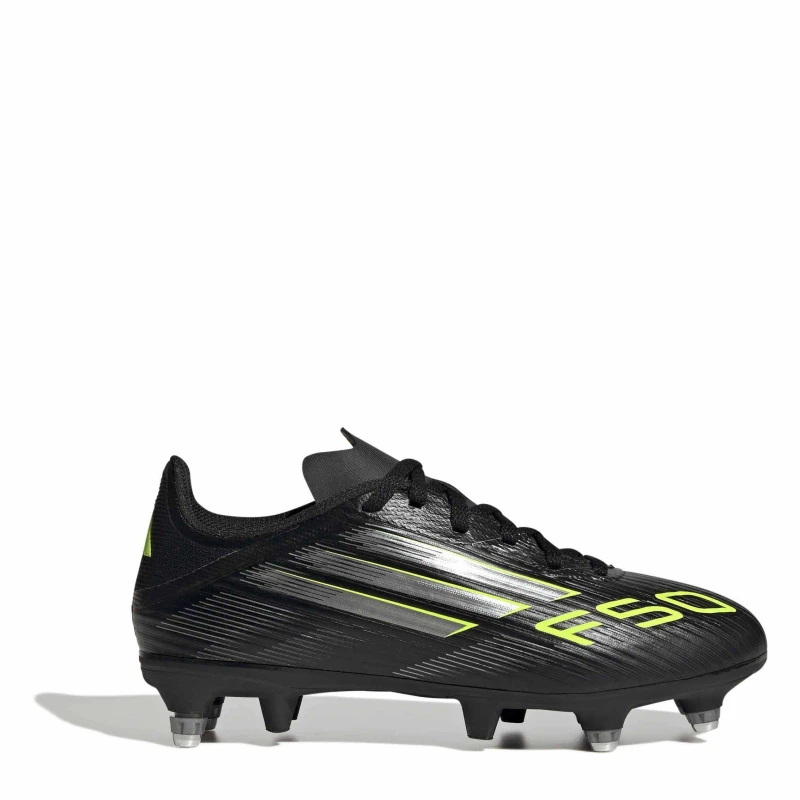 Image of adidas F50 League Childrens Soft Ground Football Boots Soft Ground Football Boots C10 (28) Black 07000403100