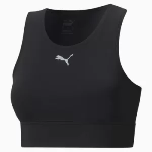 image of PUMA Rtg Womens Bra Top Shirt, Black, size Medium, Clothing