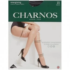 image of Charnos Medium Energising 15D Support Tights - Black