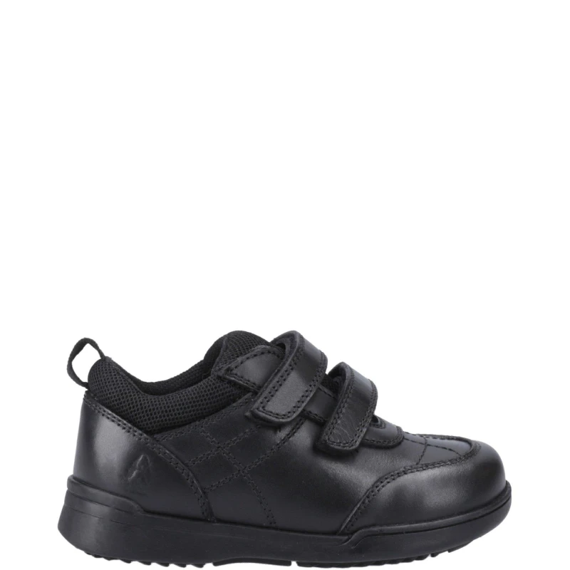 Image of Hush Puppies Lennon Infant School Shoe Black male 8 (25.5)