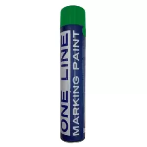 Image of Marking Paint Green 750ml Aerosol - One Line