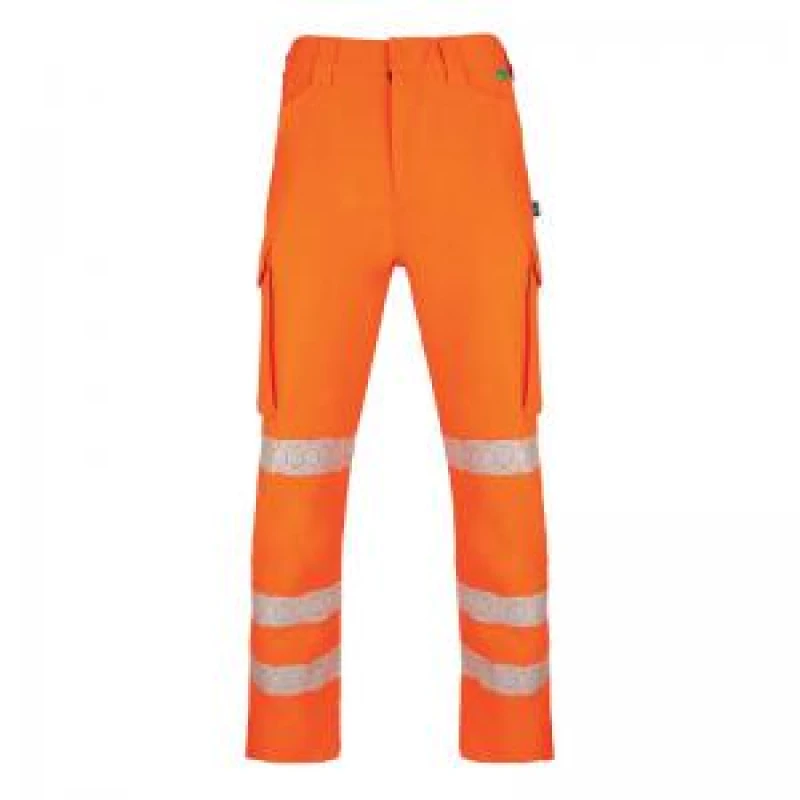 Image of Beeswift Envirowear High Visibility Trousers Orange 38S EWCTROR38S BSW41203