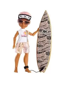 Image of Rainbow High Pacific Coast Fashion Doll - Finn Rosado - Rose Gold Boy