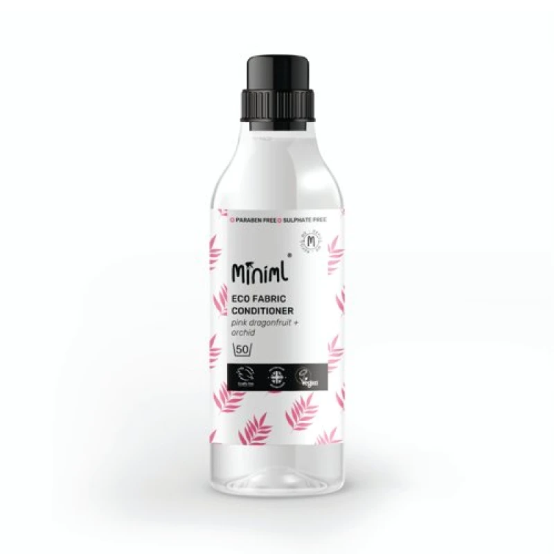 Image of Miniml Miniml Fabric Conditioner Pink Dragonfruit + Orchid 1L Bottle MIN395 MIN395